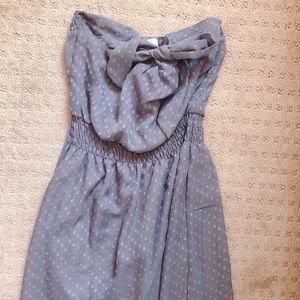 Grey with white polka dots summer dress!